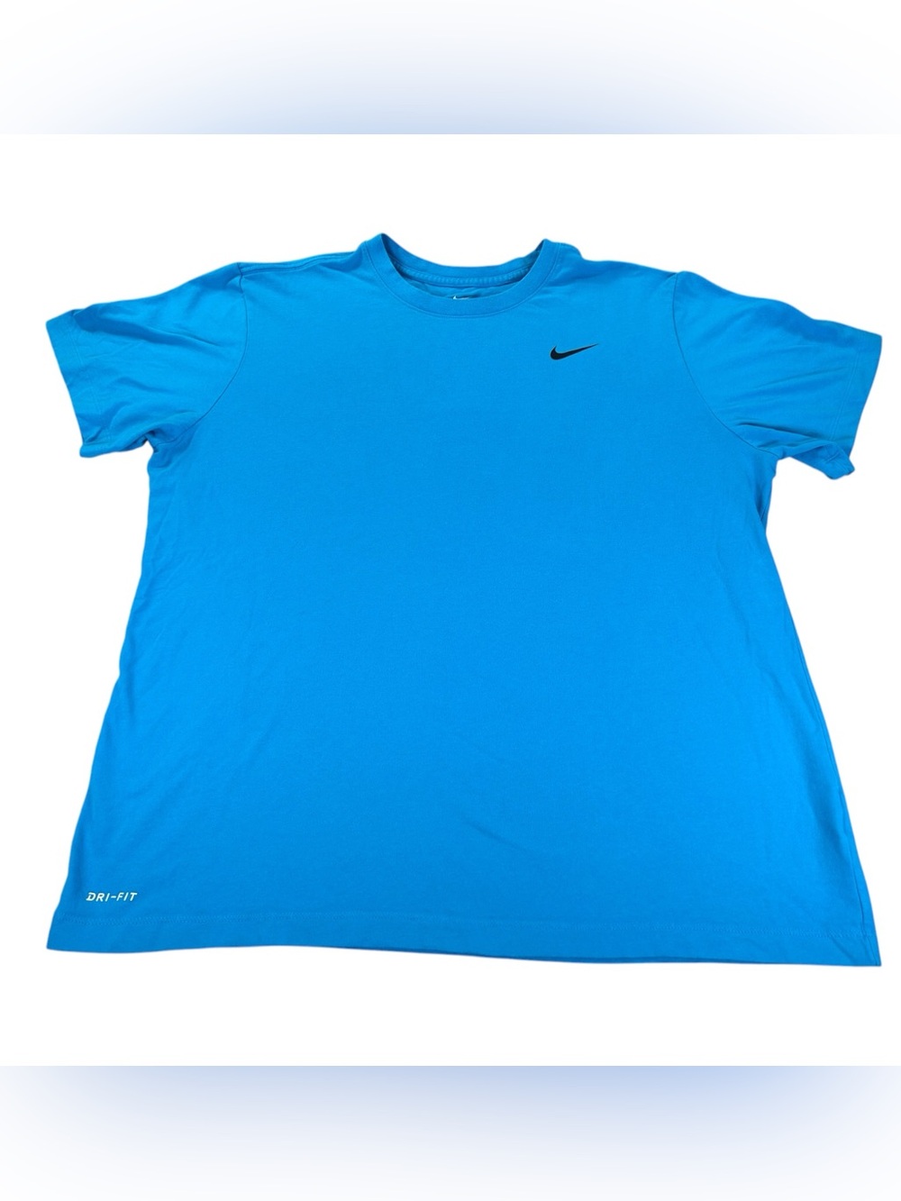 Nike Dri-FIT T-Shirt Men’s XL Turquoise Aqua Blue Swoosh Athletic Tee 2010s